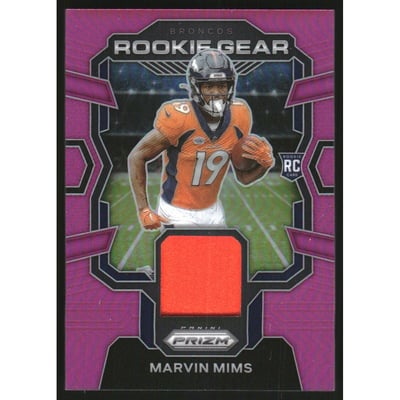 2023 Panini Prizm Rookie Gear Prizms Pink #23 Marvin Mims