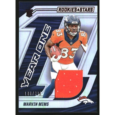 2023 Rookies and Stars Year One Jerseys Longevity #23 Marvin Mims
