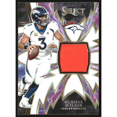 2023 Select Sparks Materials Prizm White #17 Russell Wilson