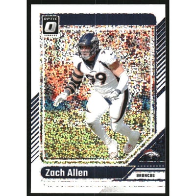 2024 Donruss Optic White Sparkle #61 Zach Allen