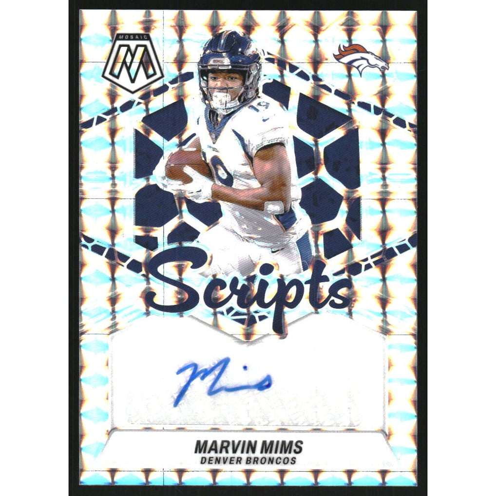 2024 Panini Mosaic Scripts #47 Marvin Mims