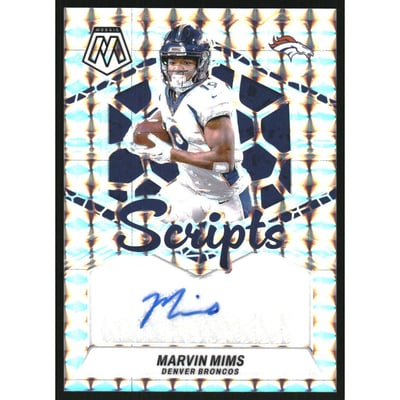 2024 Panini Mosaic Scripts #47 Marvin Mims