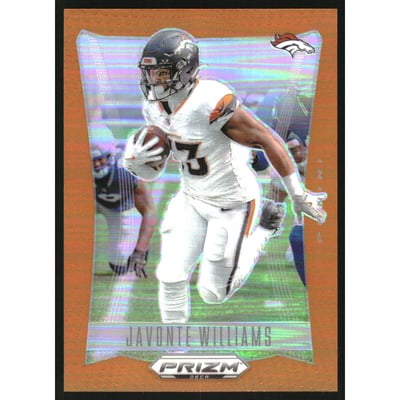 2024 Panini Prizm Deca Prizms Orange #89 Javonte Williams