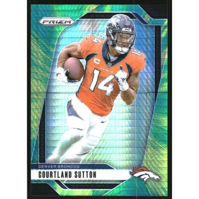 2024 Panini Prizm Prizms Hyper #86 Courtland Sutton