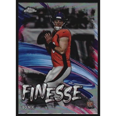 2024 Topps Chrome Finesse Refractors #F4 Bo Nix