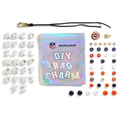 Denver Broncos BaubleBar Mini Custom Bag Charm Bead Kit