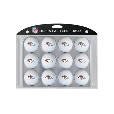 Denver Broncos 12-Pack Team Golf Ball Set