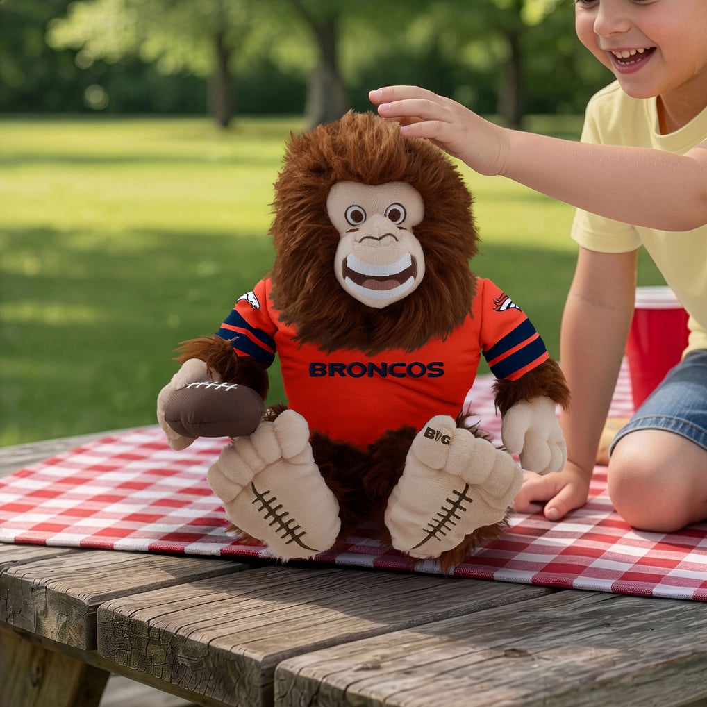 Denver Broncos 14" Big Footballer Premium Plush