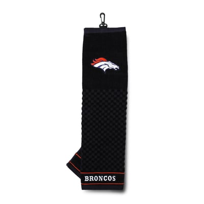 Denver Broncos 16" X 22" Tri-Fold Embroidered Scrubber Golf Towel