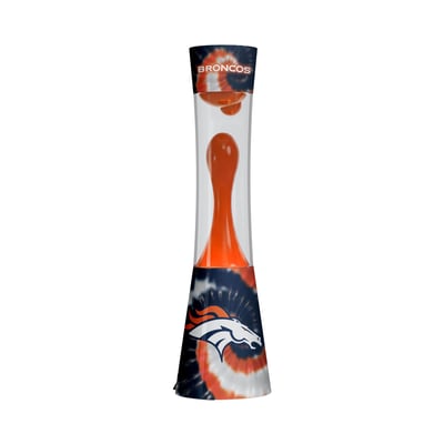 Denver Broncos 17" Tie-Dye Magma Lamp with Bluetooth Speaker