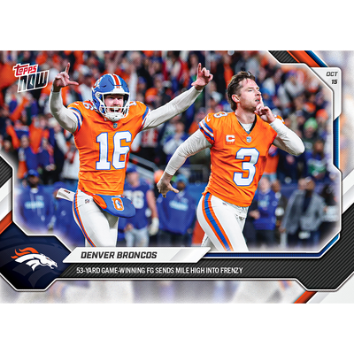 Denver Broncos - 2026-27 NFL Topps NOW® - Card 60