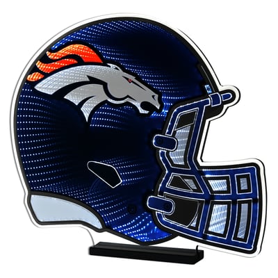 Denver Broncos 24" Helmet LED Infinity Light