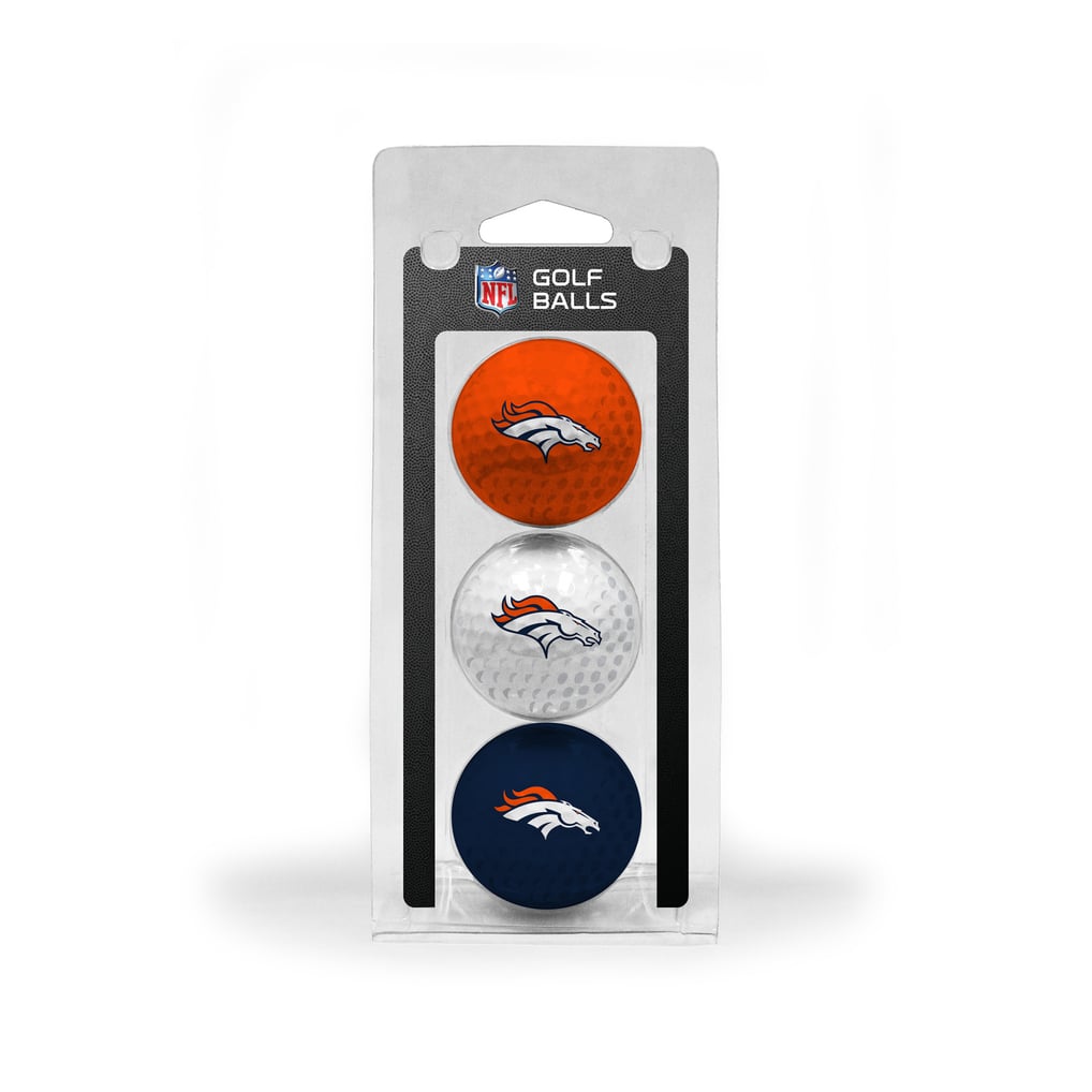 Denver Broncos 3-Pack Multi-Colored Team Golf Ball Set