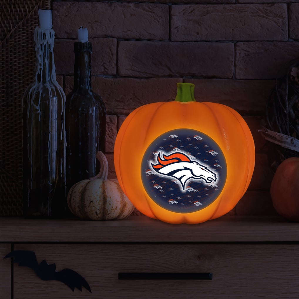 Denver Broncos 3D Resin Pumpkin