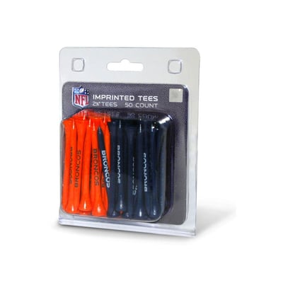 Denver Broncos 50-Pack Golf Tee Set