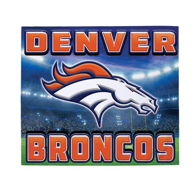 Denver Broncos 6' x 8' Single Car Garage Door Cover