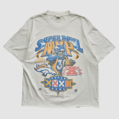 Denver Broncos All American Wear 1998 T-shirt - White - M by Fanatics Real Vintage