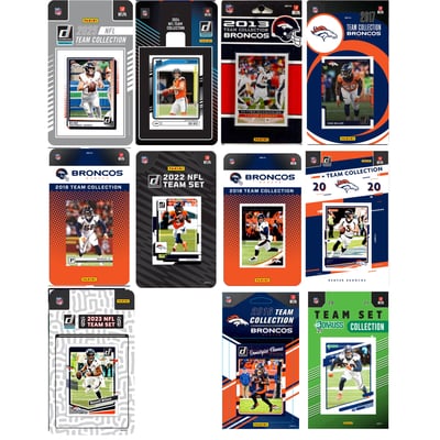 Denver Broncos Multi-Season Trading Card Team Sets