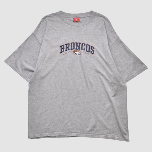 Denver Broncos NFL 2000s T-shirt - Heather Gray - 2XL by Fanatics Real Vintage