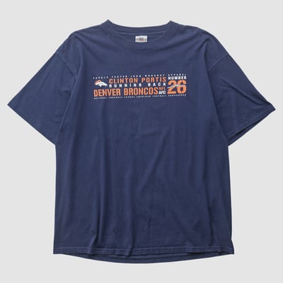 Denver Broncos NFL 2000s T-shirt - Navy - 2XL by Fanatics Real Vintage