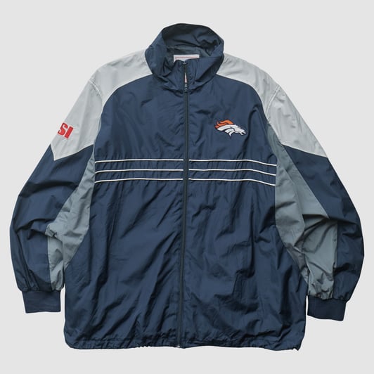Denver Broncos NFL 2010s Full Zip Jacket - Navy - XL by Fanatics Real Vintage