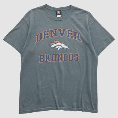 Denver Broncos NFL 2010s T-shirt - Dark Heather Gray - L by Fanatics Real Vintage