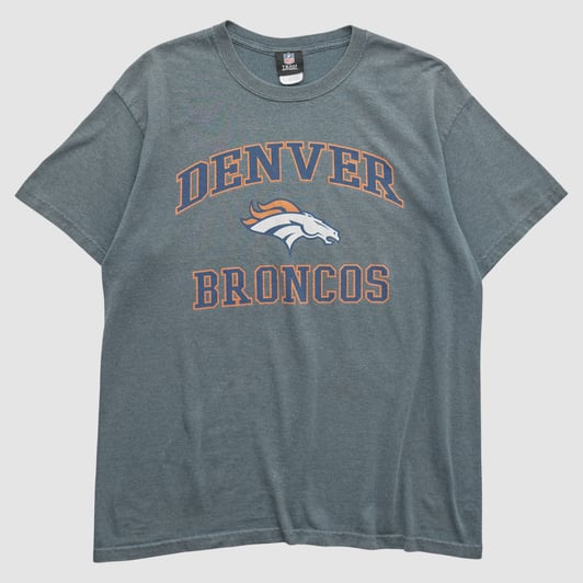Denver Broncos NFL 2010s T-shirt - Dark Heather Gray - L by Fanatics Real Vintage