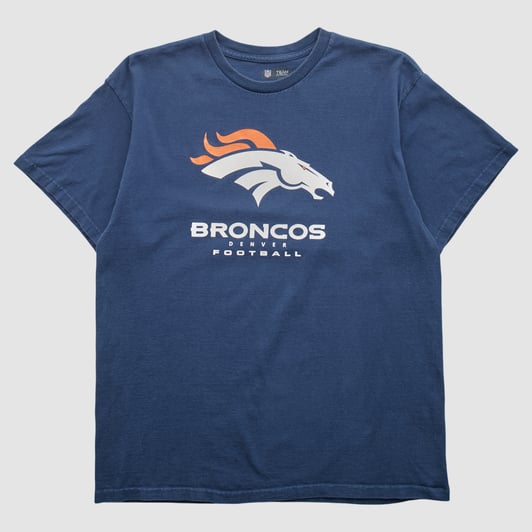 Denver Broncos NFL 2010s T-shirt - Navy - S by Fanatics Real Vintage
