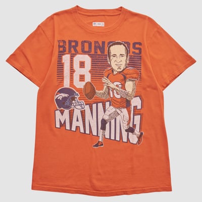Denver Broncos NFL 2010s T-shirt - Orange - S by Fanatics Real Vintage