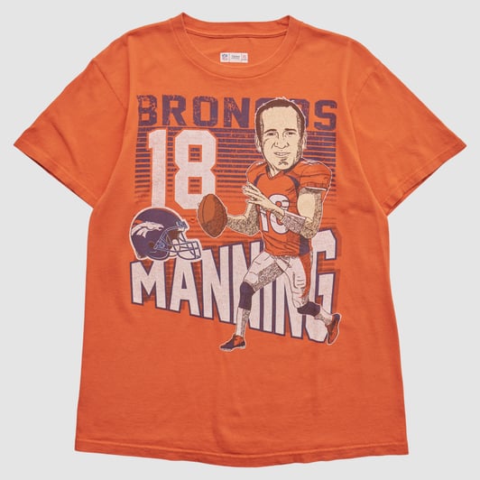 Denver Broncos NFL 2010s T-shirt - Orange - S by Fanatics Real Vintage