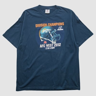 Denver Broncos NFL 2012 T-shirt - Navy - 2XL by Fanatics Real Vintage