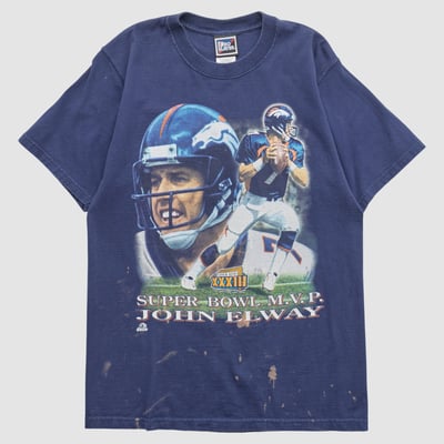 Denver Broncos Pro Player 1999 T-shirt - Navy - M by Fanatics Real Vintage