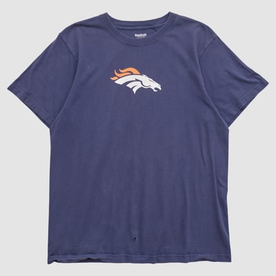 Denver Broncos Reebok 2000s T-shirt - Navy - S by Fanatics Real Vintage