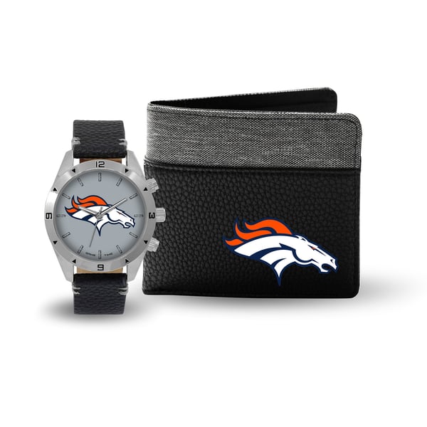 Denver Broncos Watch and Wallet Gift Set display picture 2