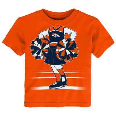 Denver Broncos Outerstuff Girls Toddler Game Fit T-Shirt - Orange