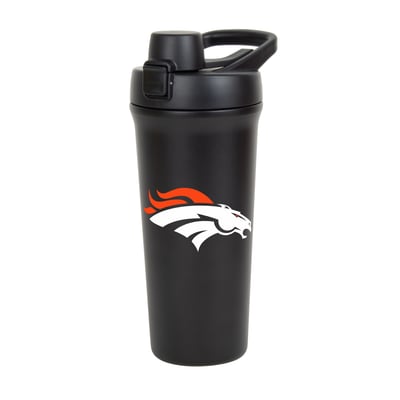 Denver Broncos Logo Brands 26oz. Flipside Shaker Bottle