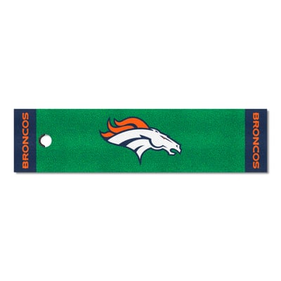 Denver Broncos Logo Brands Putting Green Mat
