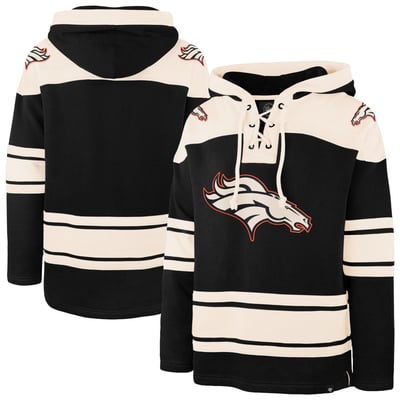 Denver Broncos '47 Superior Lacer Hoodie - Black