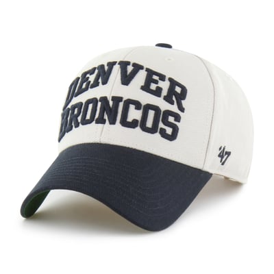Denver Broncos '47 Broke Line MVP Adjustable Hat - Bone