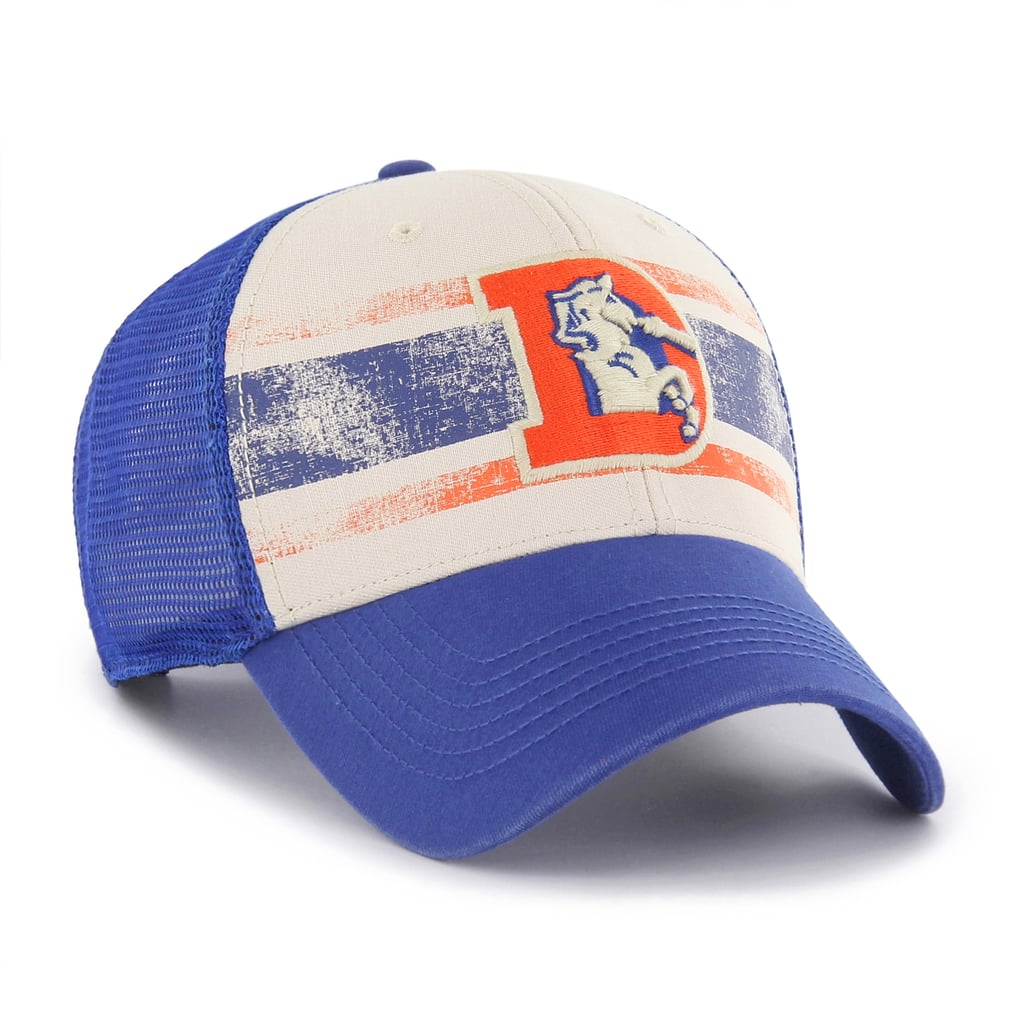 Men's '47 Cream Denver Broncos Breakout MVP Trucker Adjustable Hat