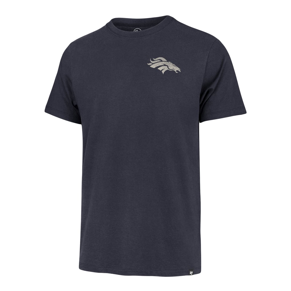 Men's '47 Navy Denver Broncos Turn Back Franklin T-Shirt