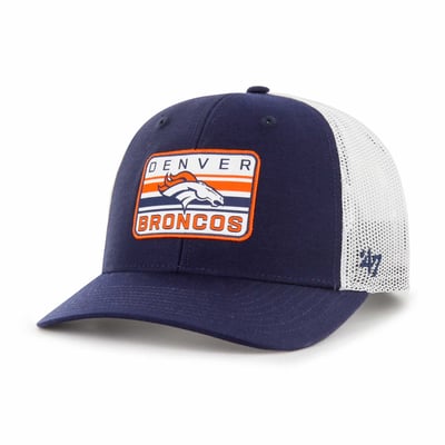 Denver Broncos '47 Drifter Adjustable Trucker Hat - Navy/White