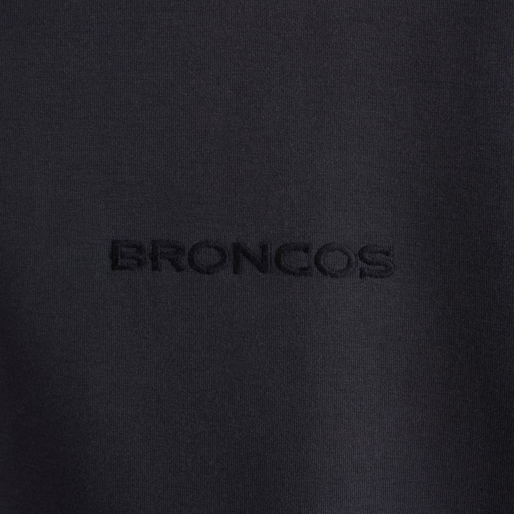 Men's Abercrombie & Fitch Black Denver Broncos YPB neoKNIT MAX Half-Zip Top