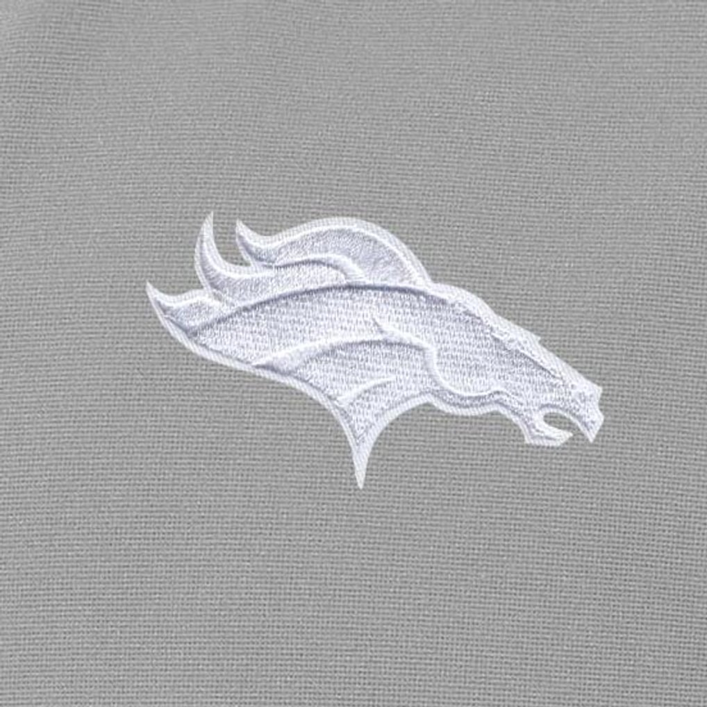 Denver Broncos Antigua Regard Full-Zip Jacket - Gray