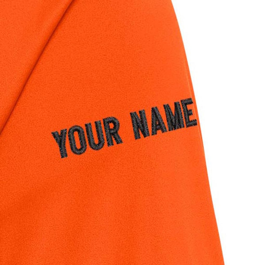 Denver Broncos Antigua  Personalized Tribute Quarter-Zip Pullover - Orange