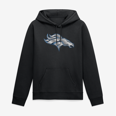 Denver Broncos Big & Tall Forged Mascot Hoodie - Black