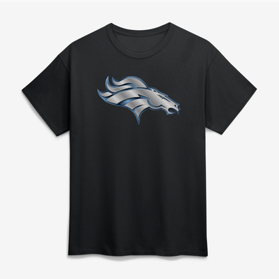 Denver Broncos Big & Tall Forged Mascot T-Shirt - Black