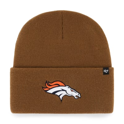 Denver Broncos Carhartt x '47 Cuffed Knit Hat - Brown