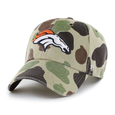 Denver Broncos Carhartt x '47 Clean Up Adjustable Hat - Duck Camo