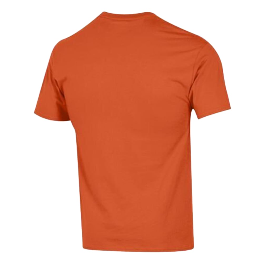 Men's Champion Orange Denver Broncos Arch Over Logo T-Shirt